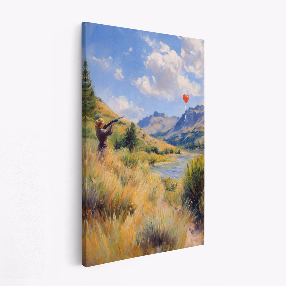 Obraz na płótnie - Shooting for love