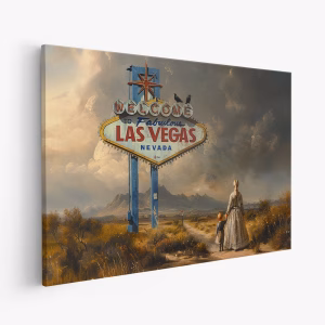 Obraz na płótnie - Lost in Vegas