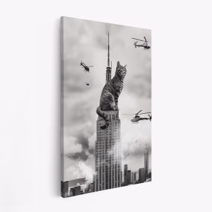 Obraz na płótnie - Cat on top