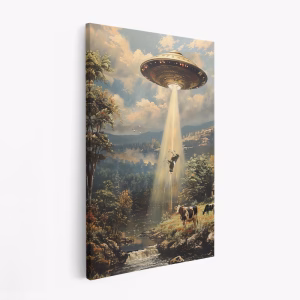 Obraz na płótnie - Alien Cowspiracy