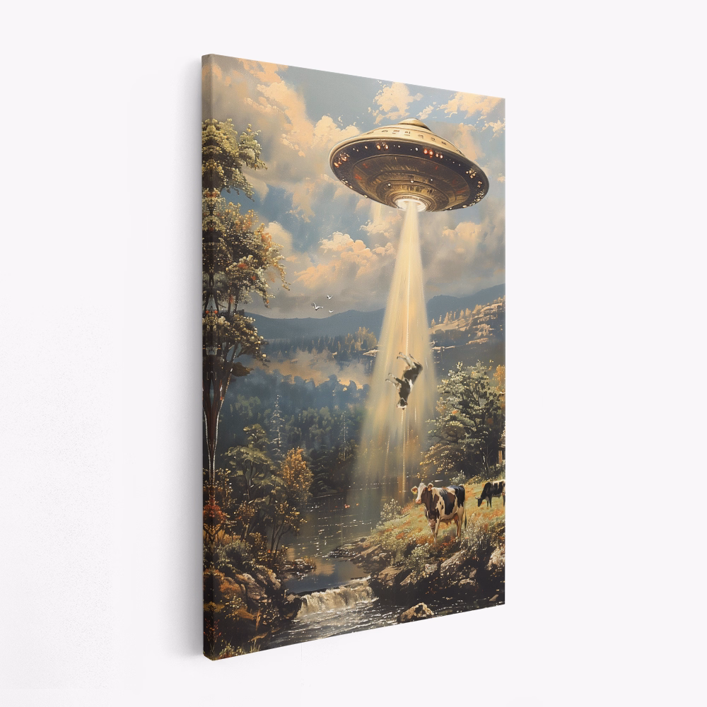 Obraz na płótnie - Alien Cowspiracy