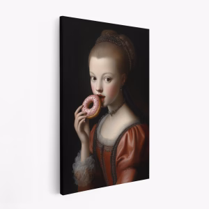 Obraz na płótnie - A Woman in Elegant Renaissance Attire