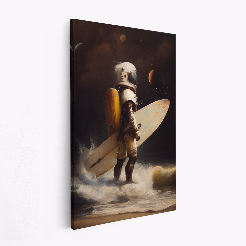 Obraz na płótnie - My Space Surfing Day