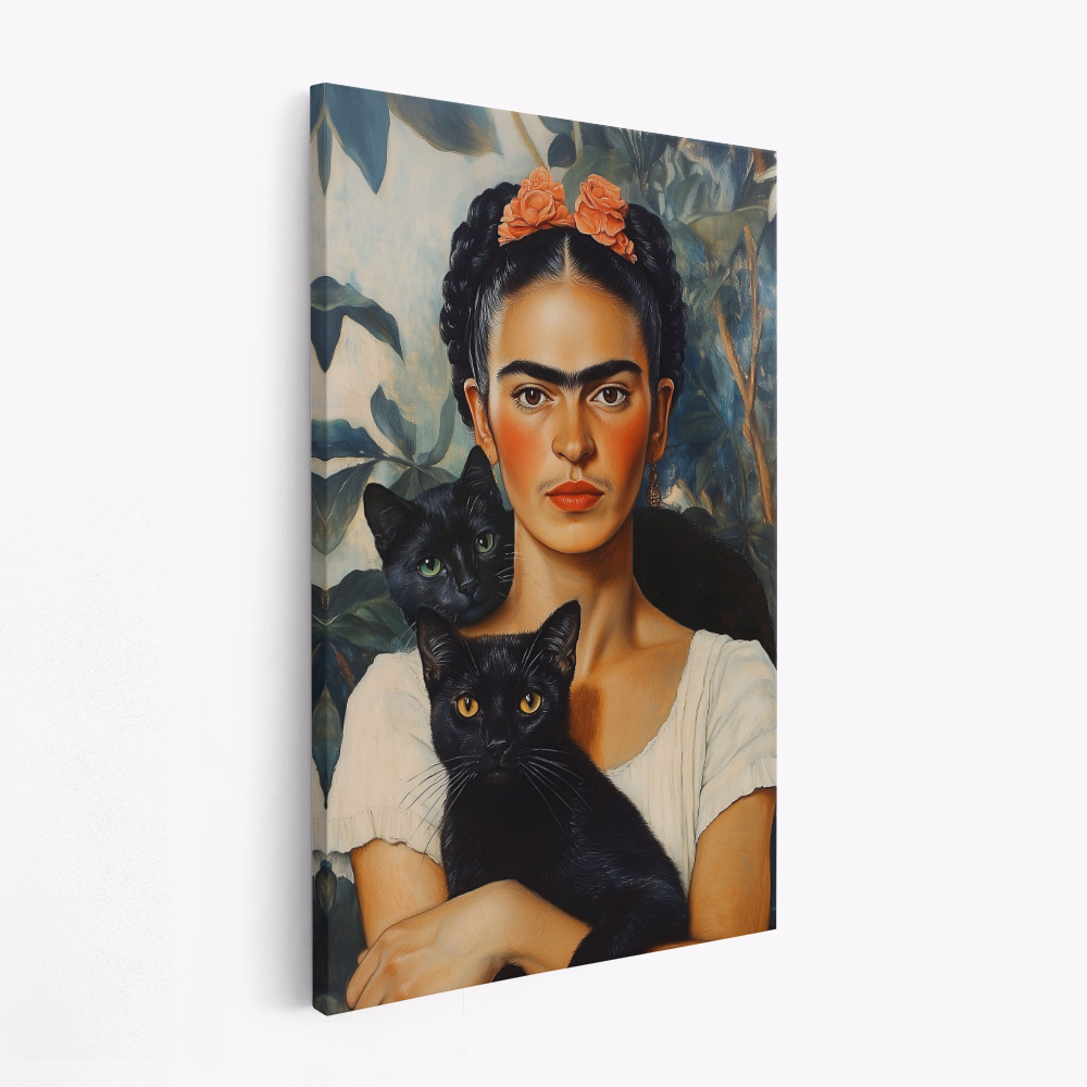 Obraz na płótnie - Frida and cats