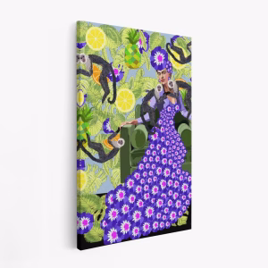 Obraz na płótnie - Frida in the Garden