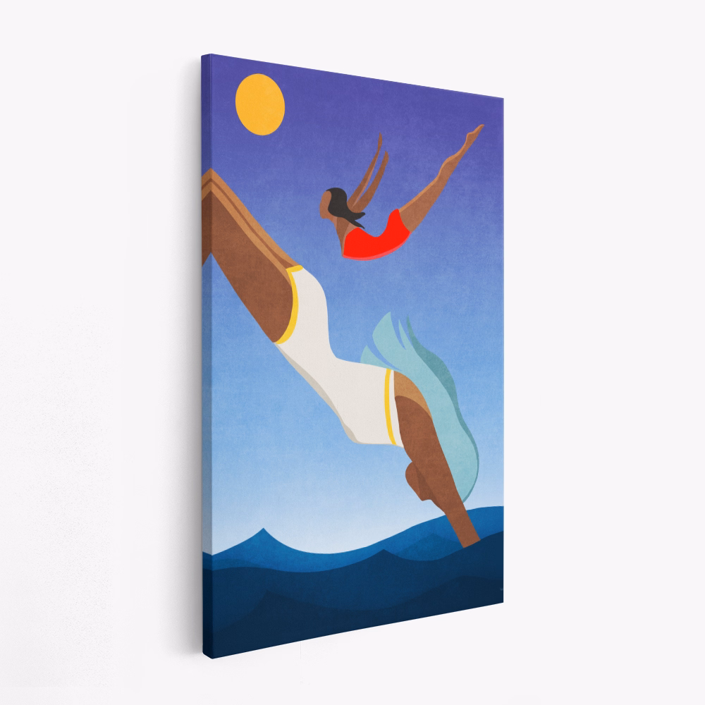 Obraz na płótnie - Graceful Dive
